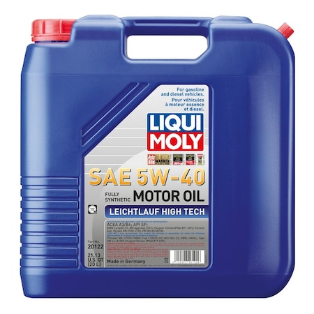 Liqui Moly Leichtlauf High Tech 5W-40, 20 Liter, 20122 20122